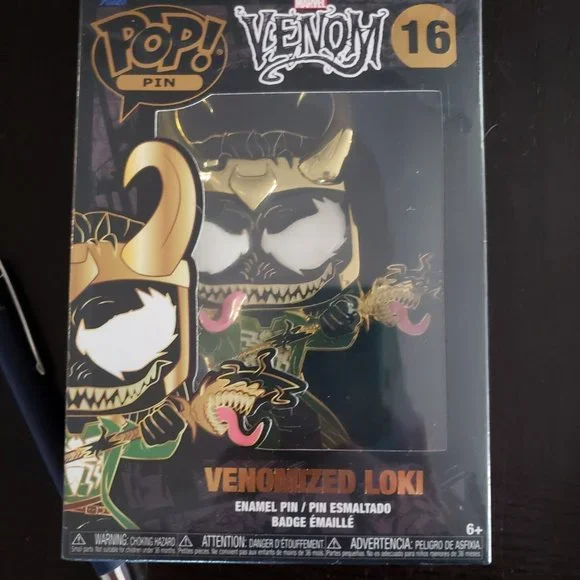 Funko Pop Pins Kid Loki, Venomized Loki & Venomized Thor - Picture 4 of 5